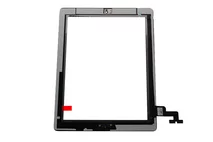 Тачскрин iPad 2 + кнопка HOME черный 1 класс