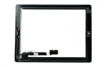 Тачскрин iPad 4 + кнопка HOME белый 1 класс