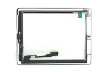 Тачскрин iPad 4 + кнопка HOME черный 1 класс