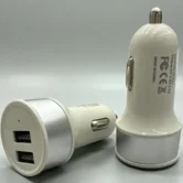АЗУ-2USB 2А/1А Alluminium белый
