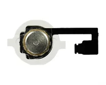 Шлейф iPhone 4 на кн HOME в сборе белый 1кл