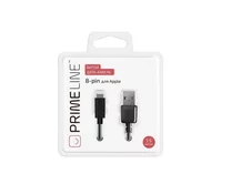 Кабель Prime Line Lightning - USB черн, вит 1.5м