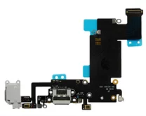 Шлейф iPhone 6S Plus на разъемы + мик серый 1кл