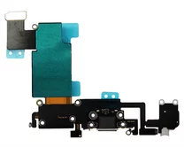 Шлейф iPhone 6S Plus на разъемы + мик серый 1кл