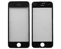 Стекло + рамка + OCA iPhone 5S черное 1кл