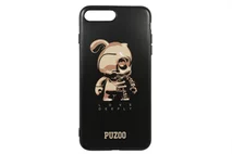 Чехол iPhone 7/8 Plus Puzoo черный