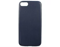 Чехол iPhone 7/8/SE 2020 Кожа синий