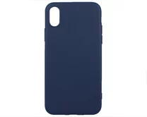 Чехол iPhone X (SG86) синий