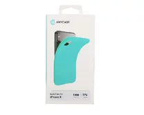 Чехол iPhone X/XS Anycase TPU матовый мятный