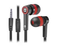 Наушники Defender Pulse 420 с микр черный + красн
