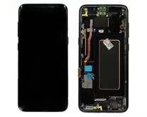 Дисплей Samsung G950F S8 в сборе черный (Service Pack 100%)
