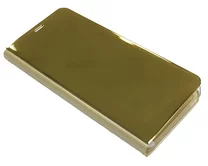 УДАЛИТЬЧехол книжка Samsung A730F A8+ 2018 Mirror (золото)