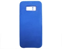 Чехол Samsung G955F S8+ Suede (синий)