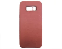 Чехол Samsung G955F S8+ Suede (темно-розовый)