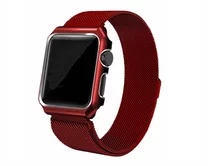 Ремешок Watch Series 38mm Milanese Loop+корпус красный