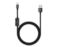 Кабель McDodo CA-5020 2in1 Lightning - Lightning audio -USB черн, 1.2м