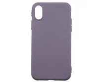 Чехол iPhone X/XS Mate 1.5 мм (фиолетовый)