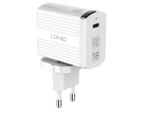СЗУ-1USB-C Ldnio A1302C, PD, 18Вт, белый