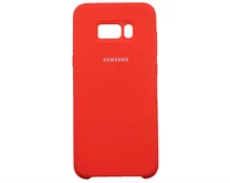 Чехол Samsung G955F S8+ Silicone case (красный)