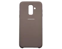 Чехол Samsung A605F A6+ 2018 Silicone Case (бежевый)