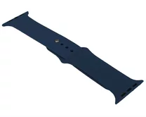Ремешок Watch Series 42mm/44mm/45mm/49mm силиконовый ocean blue, ML #24