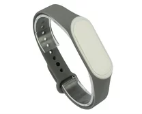 Ремешок Xiaomi Mi Band 3/4 силиконовый серо-белый #9