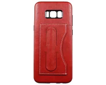 Чехол Samsung G955F S8+ Kanjian Card с держателем (красный)