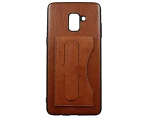 Чехол Samsung A730F A8+ 2018 Kanjian Card с держателем (коричневый)