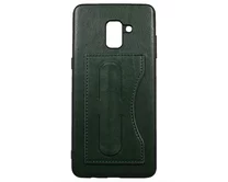 Чехол Samsung A730F A8+ 2018 Kanjian Card с держателем (зеленый)