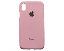 Чехол iPhone XR Яблоко (розовый)