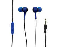 Наушники Elmcoei EV151 с микрофоном синие