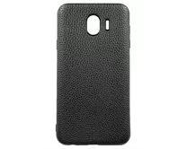 Чехол Samsung J400F J4 2018 Экокожа (черный)