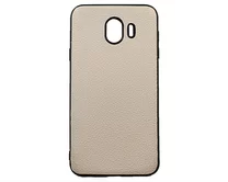 Чехол Samsung J400F J4 2018 Экокожа (бежевый)