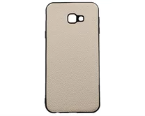 Чехол Samsung J415F J4+ 2018 Экокожа (бежевый)