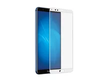 Защ. стекло Honor 7A Pro/7C/Y6 (2018) Full белое