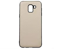 Чехол Samsung J600F J6 2018 Экокожа (бежевый)