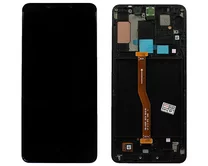 Дисплей Samsung A920F A9 (2018) в сборе черный (Service Pack 100%)