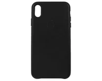 Чехол iPhone XS Max Leather Case copy в упак (черный)