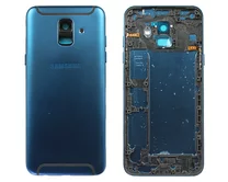 Задняя крышка Samsung A600F A6 (2018) синяя 1кл