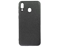 Чехол Samsung M205F Galaxy M20 2019  Экокожа (черный)