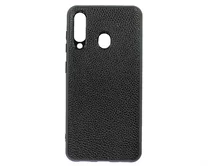 Чехол Samsung A606F A60/M60/M405F M40 2019 Экокожа (черный)