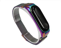 Ремешок Xiaomi Mi Band 3/4 Milanese Loop зеленый хамелеон #8