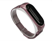 Ремешок Xiaomi Mi Band 3/4 Milanese Loop розовый #14
