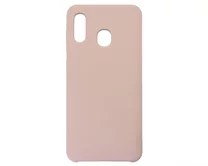 УДАЛИТЬЧехол Samsung A20/A30/M10s Liquid Silicone (розовый песок)
