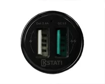 АЗУ-2USB Kstati CC-37 QC 3.0 + 2.4A черный