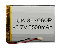АКБ универсальный 357090P (3.5*70*90mm, 3500 mAh)