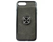 Чехол iPhone 7/8 Plus Shine&Ring (черный)