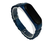 Ремешок Xiaomi Mi Band 3/4 3-bead синий