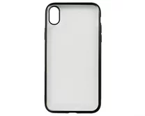 Чехол iPhone XR Матовый (черный край)