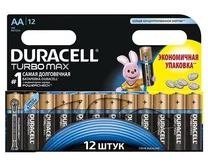 Батарейка AA Duracell Turbo MAX LR06 12-BL (1упак)